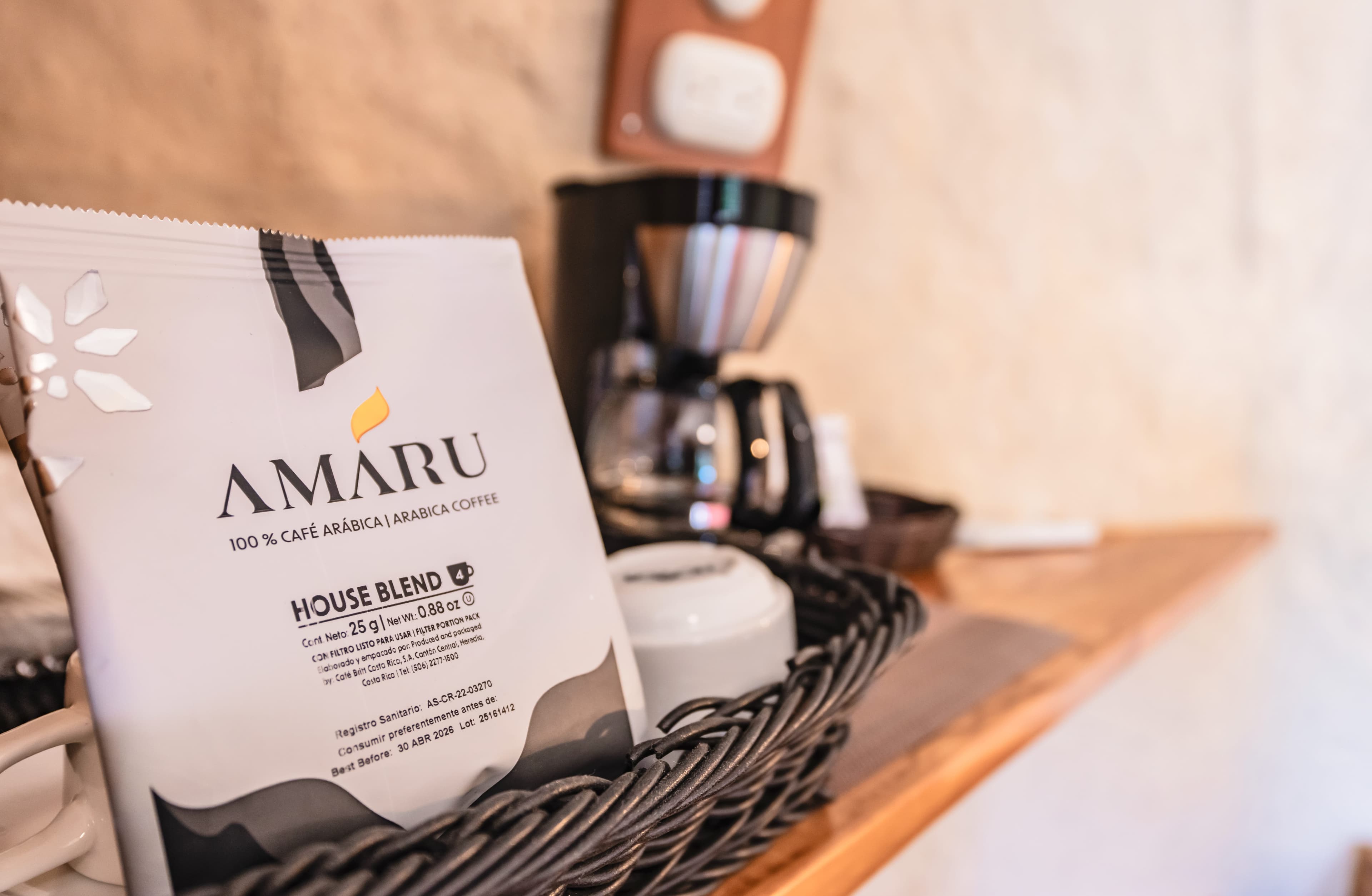 Costa Rican Coffee right in your room