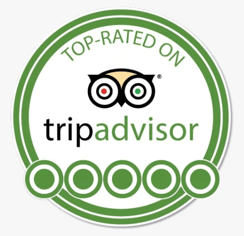 TripAdvisor Top Rated for the last 5 years